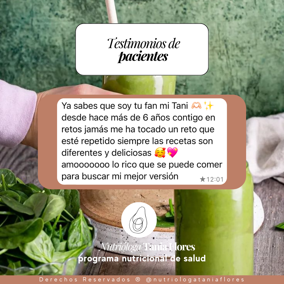 PROGRAMA NUTRICIONAL 21 DÍAS OCTUBRE