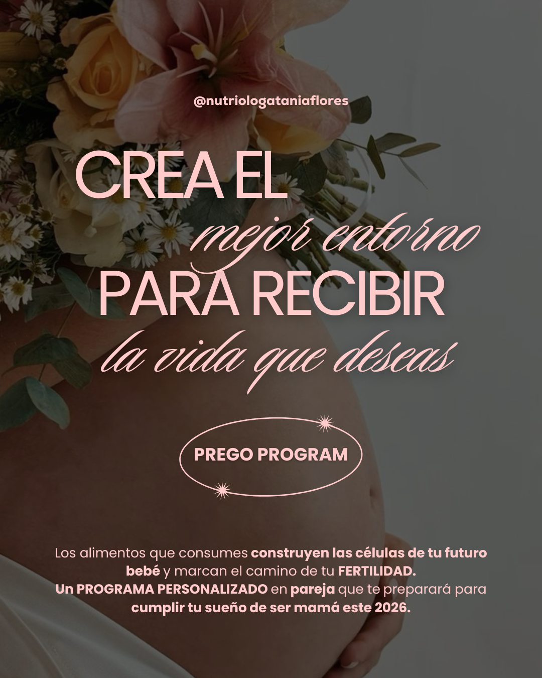 PREGO PROGRAM: Programa nutricional|Fertilidad en pareja