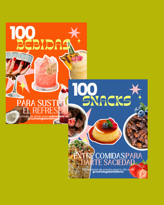 PROMO DUO: RECETARIO DE 100 SNACKS Y RECETARIO DE 100 BEBIDAS