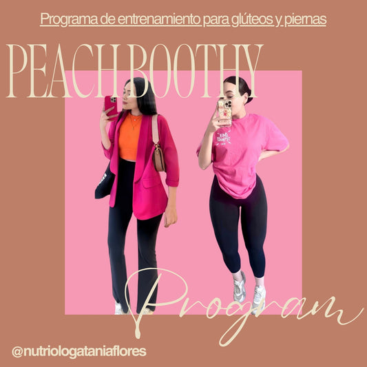 PEACH BOOTY PROGRAM (rutinas de entrenamiento/gym para aumento de glúteos y piernas)